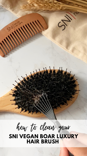 How to Clean Boar Bristle Brush With Wooden Handle