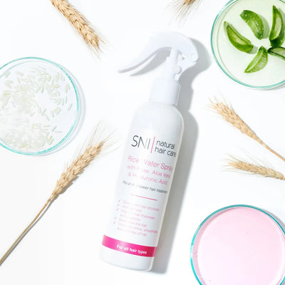 SNI Natural Haircare Rice Water Spray collection available now