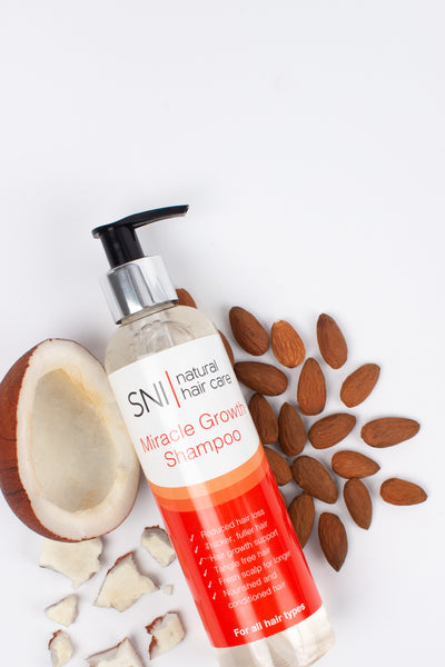 stronger hair with sni miracle growth shampoo conditioner for hair growth and hair loss